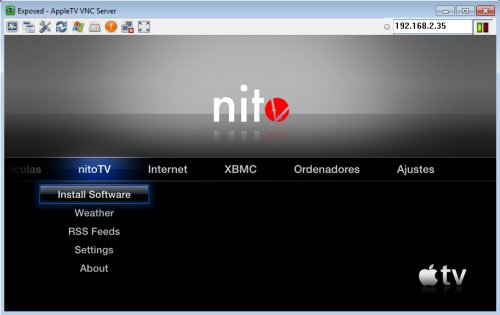 Accediendo a tu Apple TV 2G por VNC