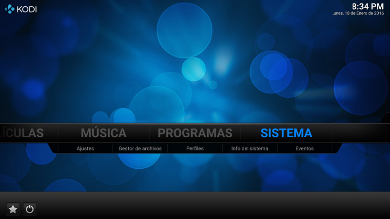 Cómo desinstalar un add-on en Kodi (paso 1)